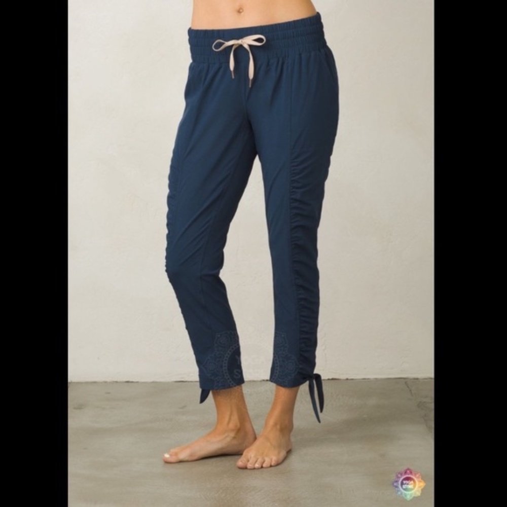 Navy Bindu Tie-Ankle Pants Prana